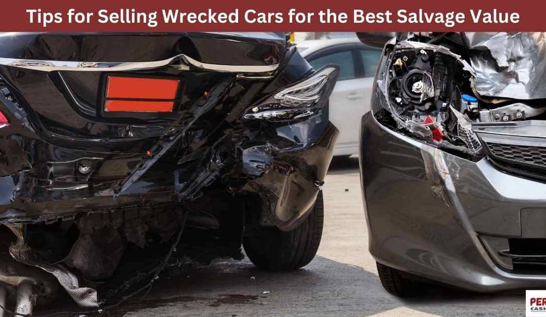 Tips for Selling Wrecked Cars for the Best Salvage Value